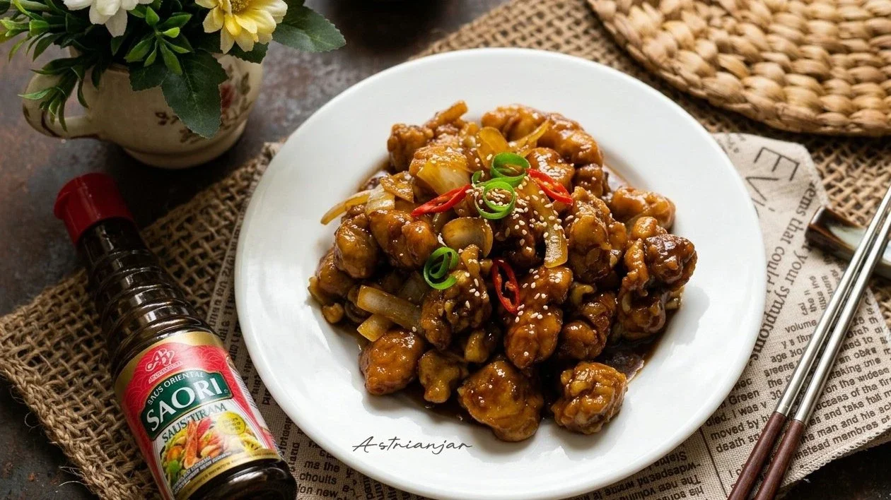 Ayam Goreng Tepung Saus Mentega 
