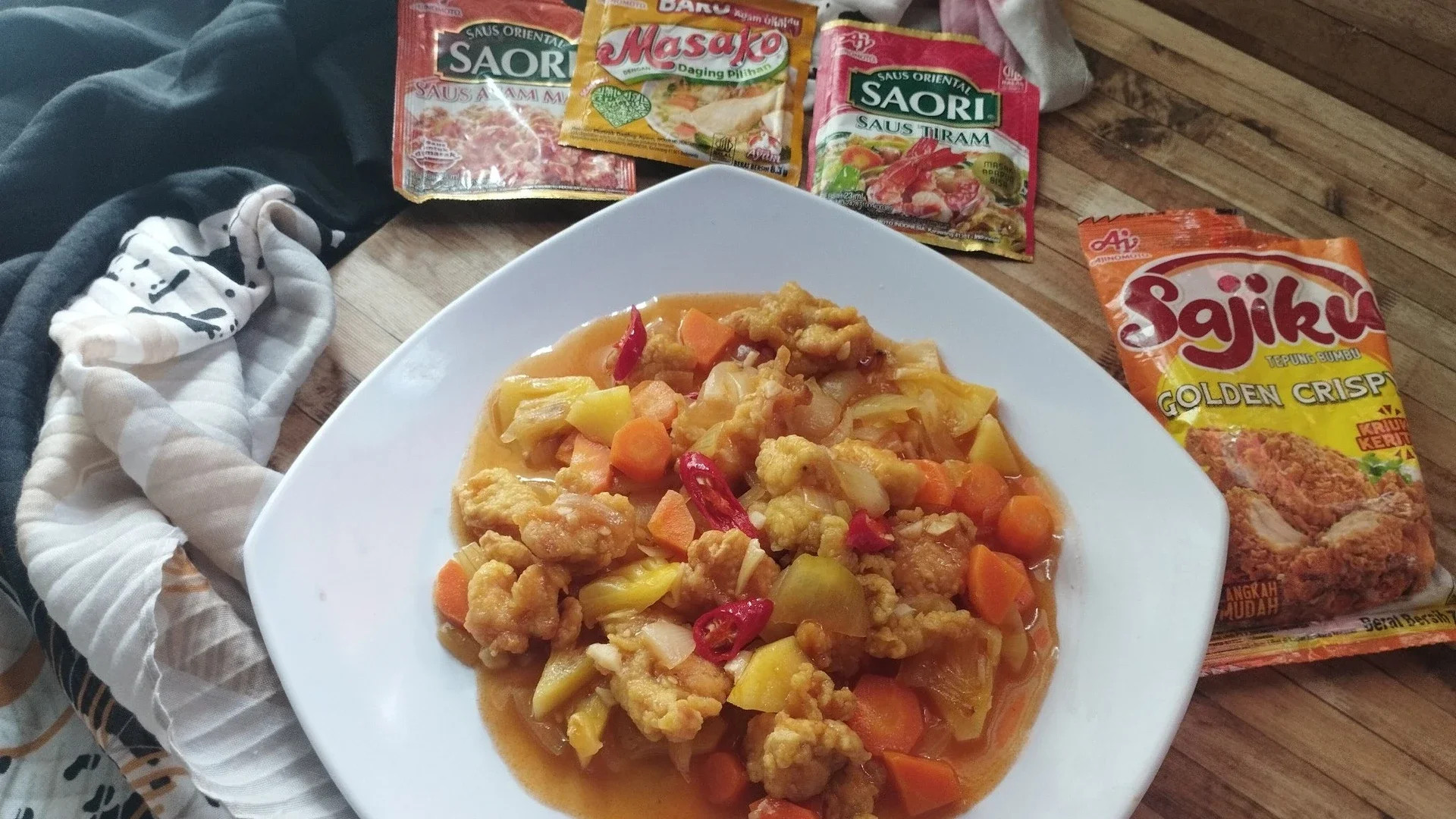 Ayam karage Saus Asam Manis