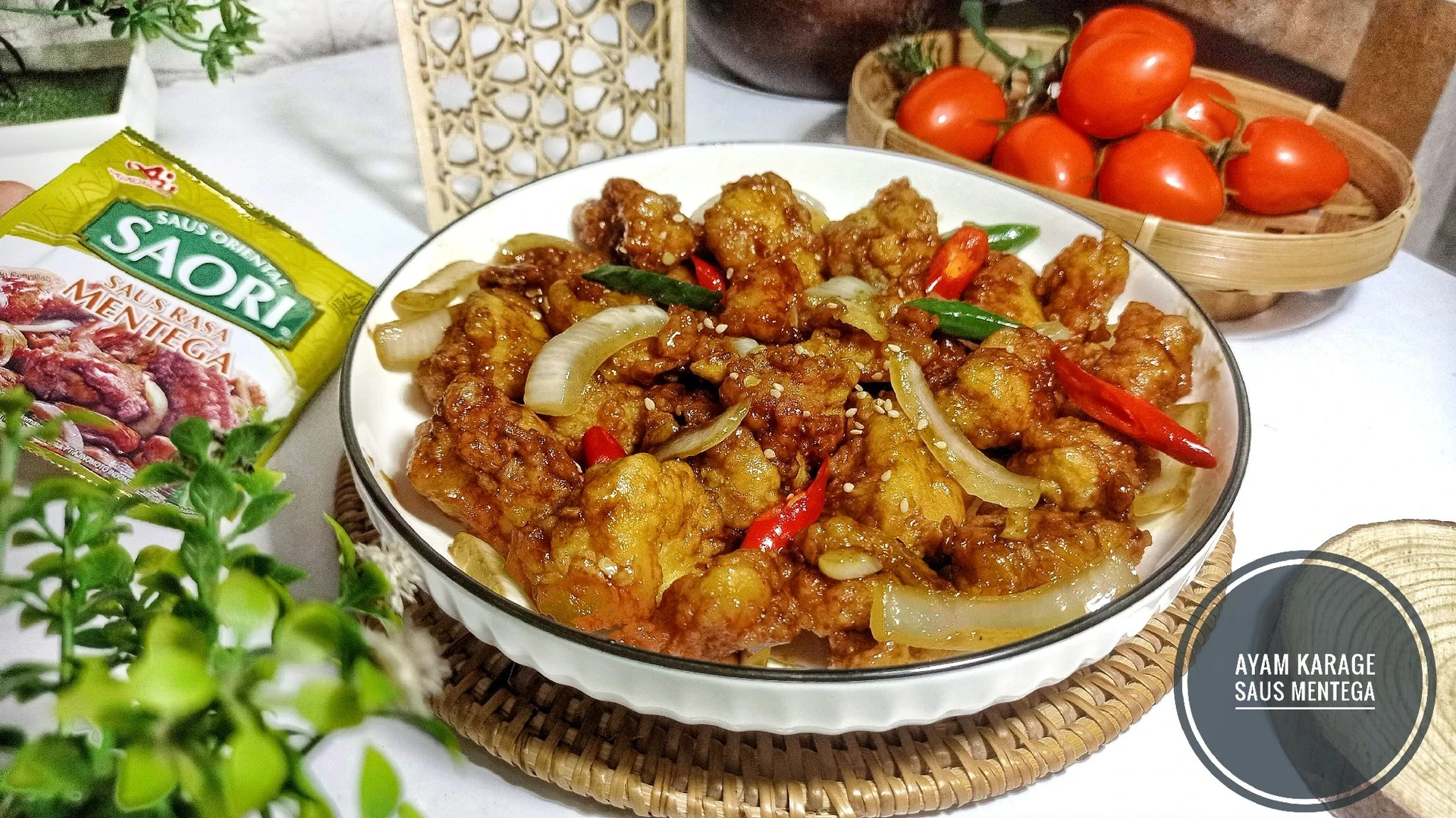 AYAM KARAGE SAUS MENTEGA 