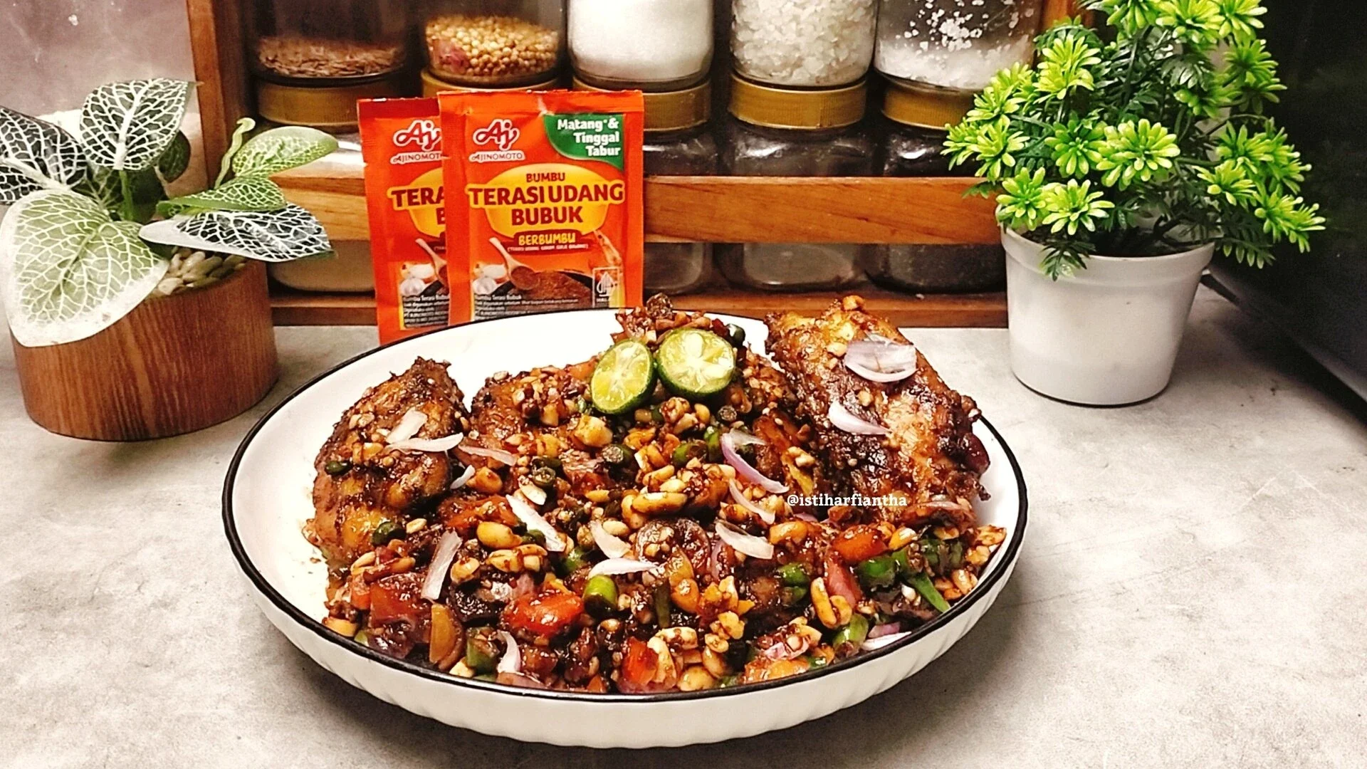 Ayam Kecap Palembang ala Terasi Udang AJI-NO-MOTO® #NikmatTanpaDrama
