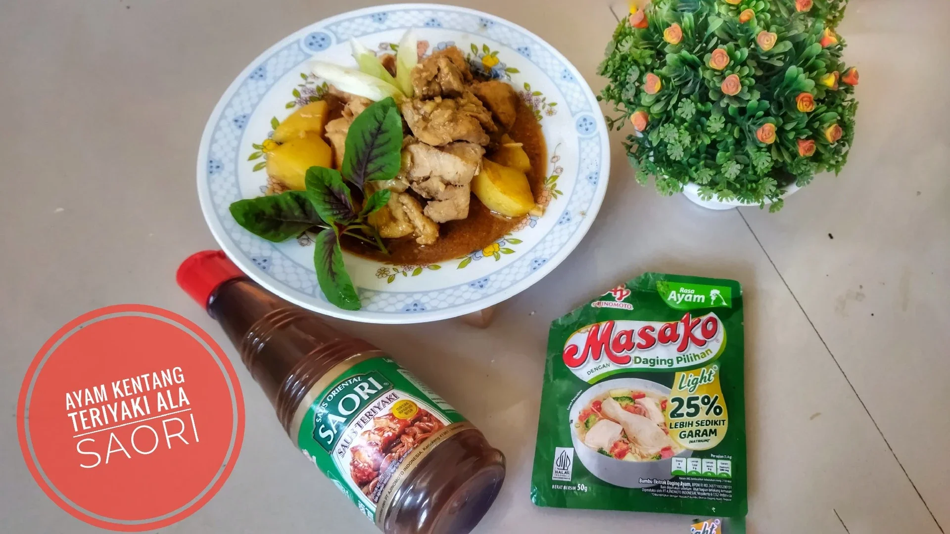 Ayam Kentang Teriyaki ala Saori 