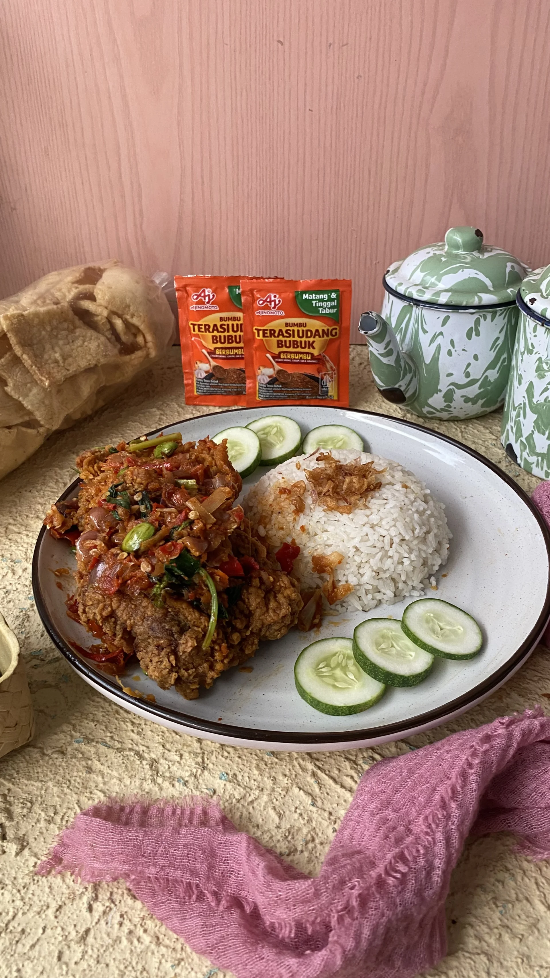 Ayam Krispi Sambal Kemangi