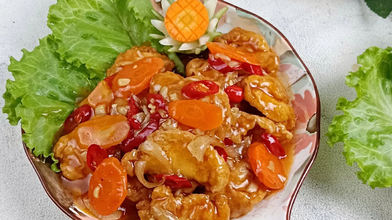 Ayam Krispy asam manis