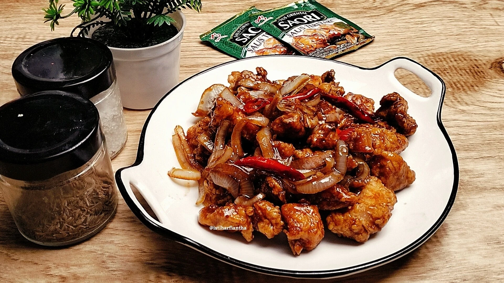 Ayam Krispy Saus Teriyaki ala SAORI®