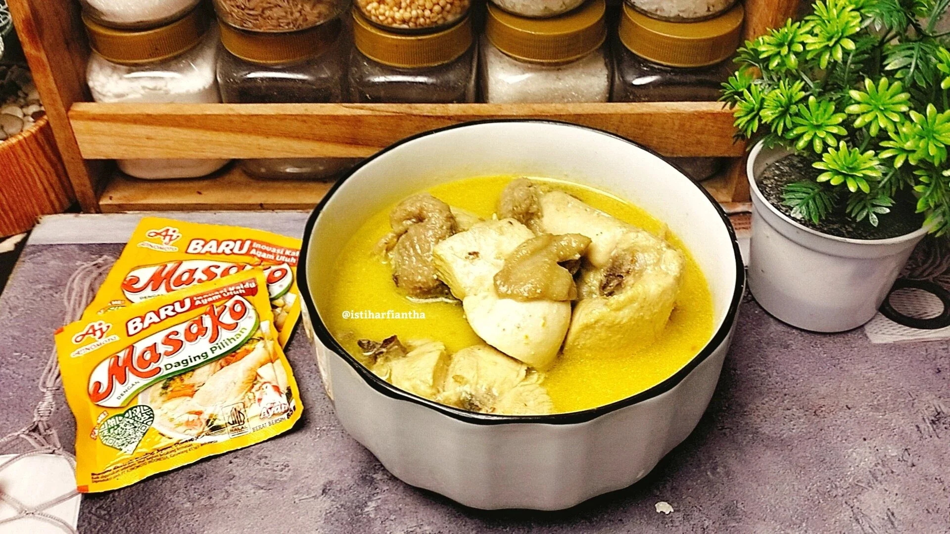 Ayam Kuah Soto Santan