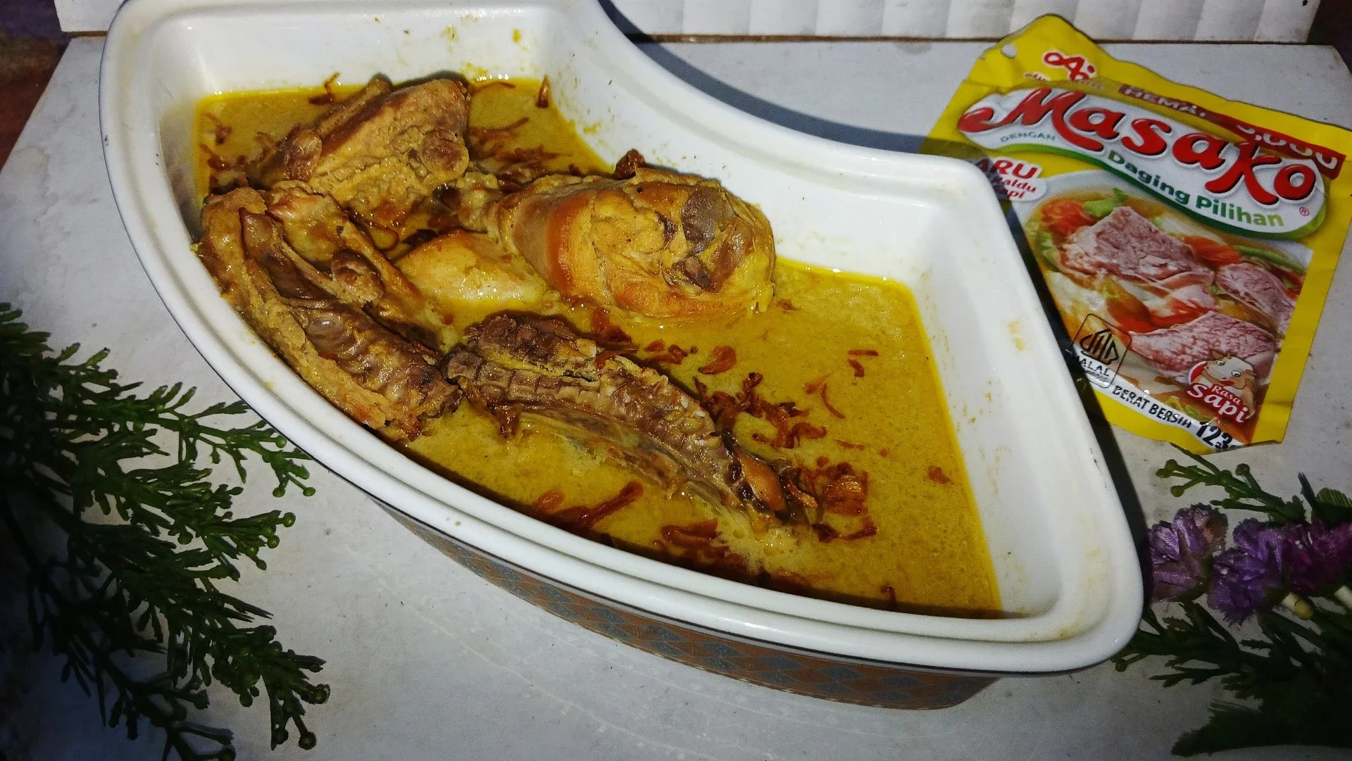Ayam Opor Kuning Masako 