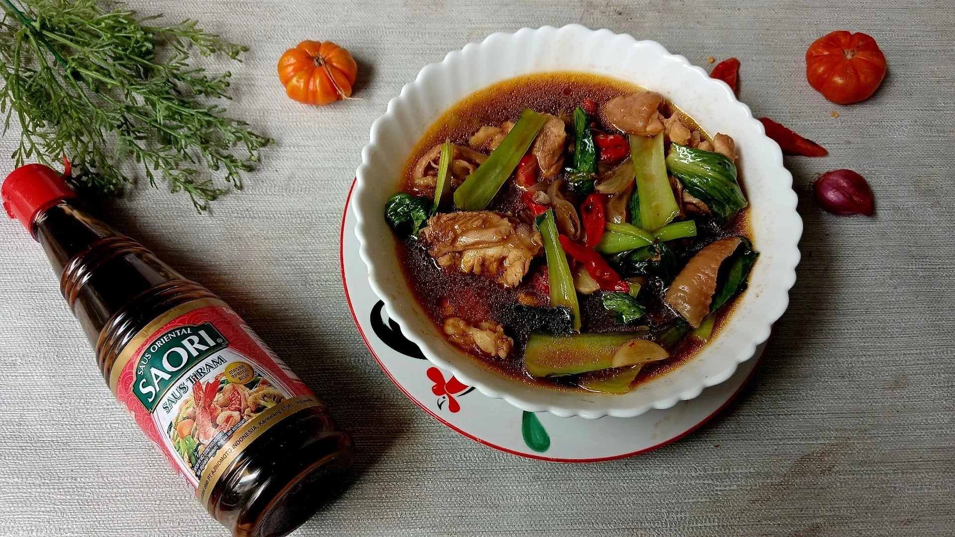 Ayam Pakcoy Saori Tiram #MasakanPenuhCinta