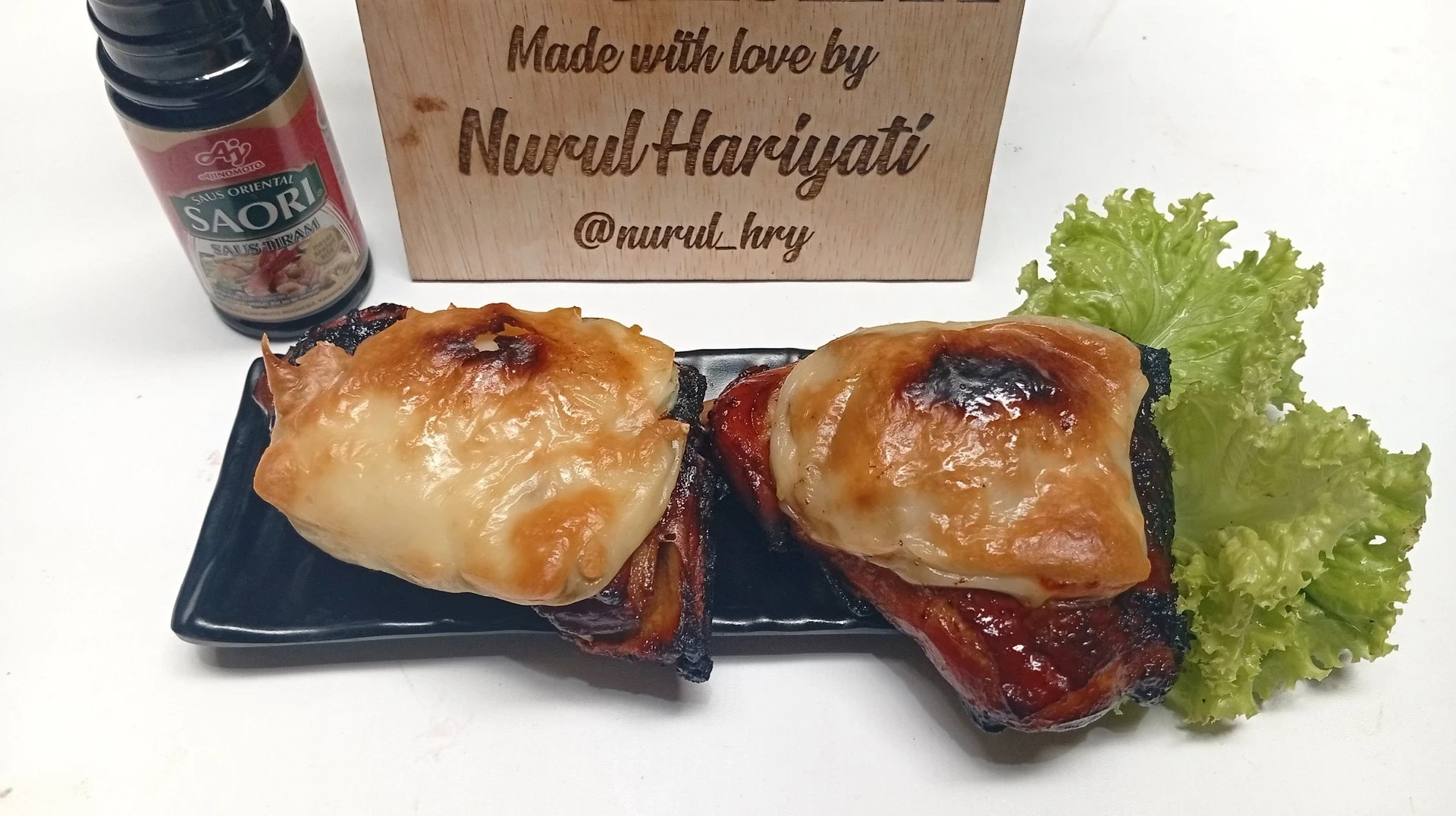 Ayam Panggang Mozarella ala Saori® #KreasiMenuAyam