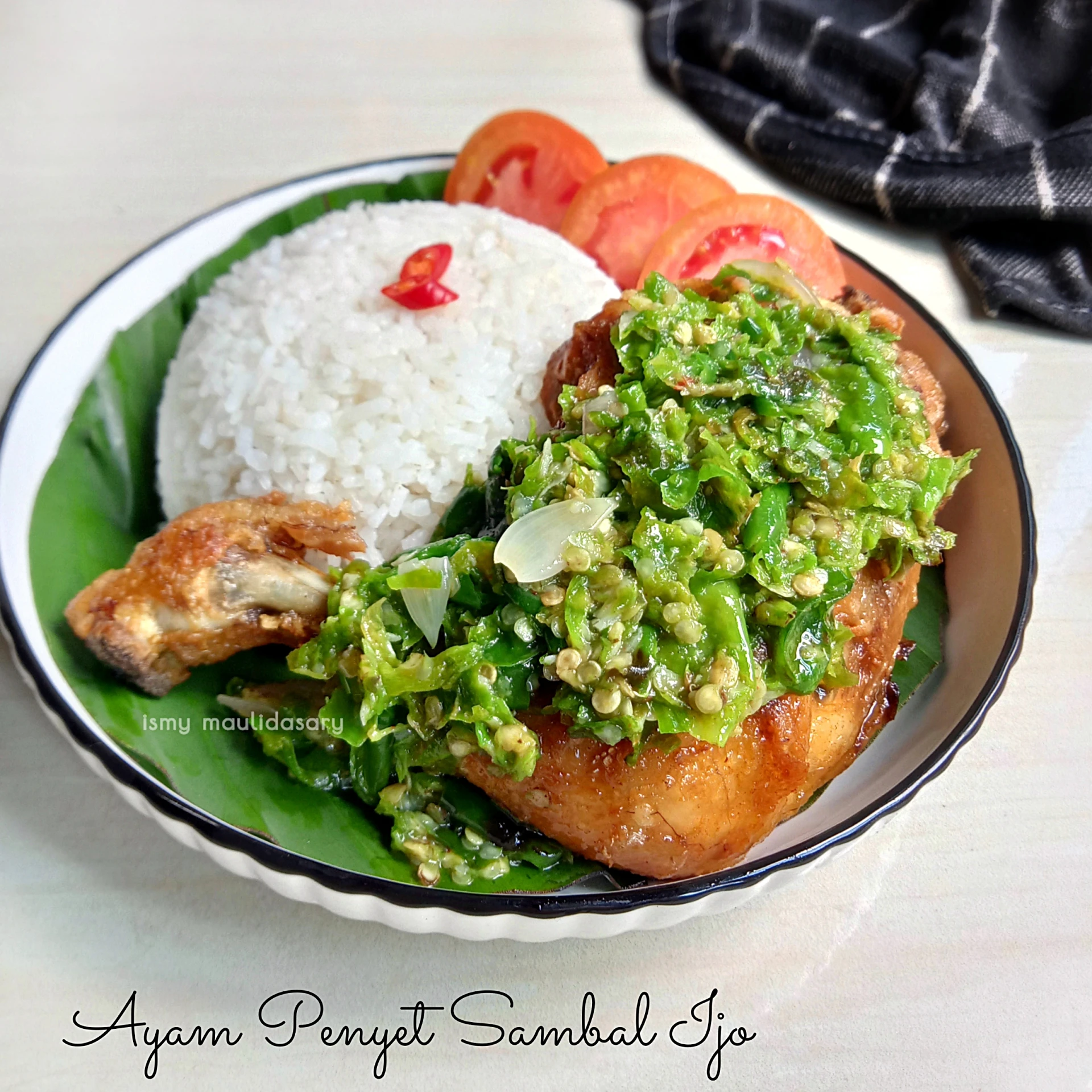 Ayam Penyet Sambal Ijo