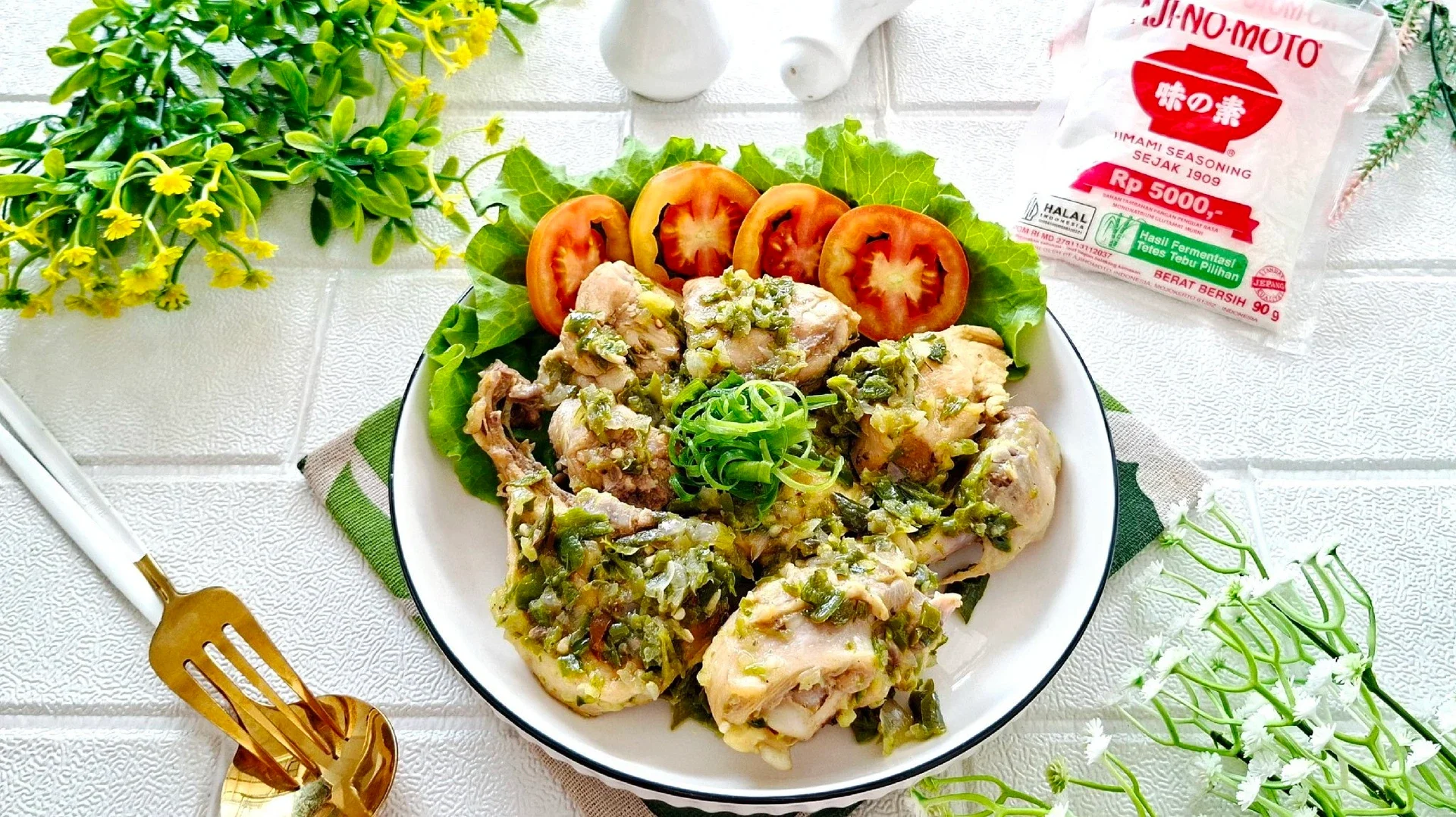 Ayam Pop Sambal Hijau #MasakanPenuh Cinta