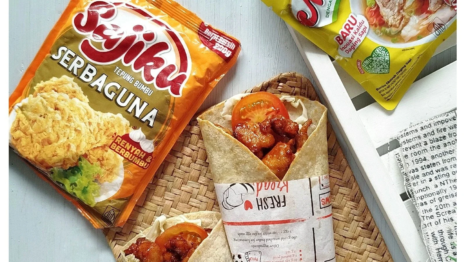 Ayam Popcorn Caramel Wrap ala Sajiku #sajikulezatmeresapsampaidalam
