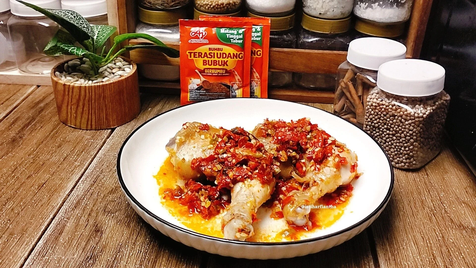 Ayam Rebus Pedas ala Terasi Udang AJI-NO-MOTO® #NikmatTanpaDrama