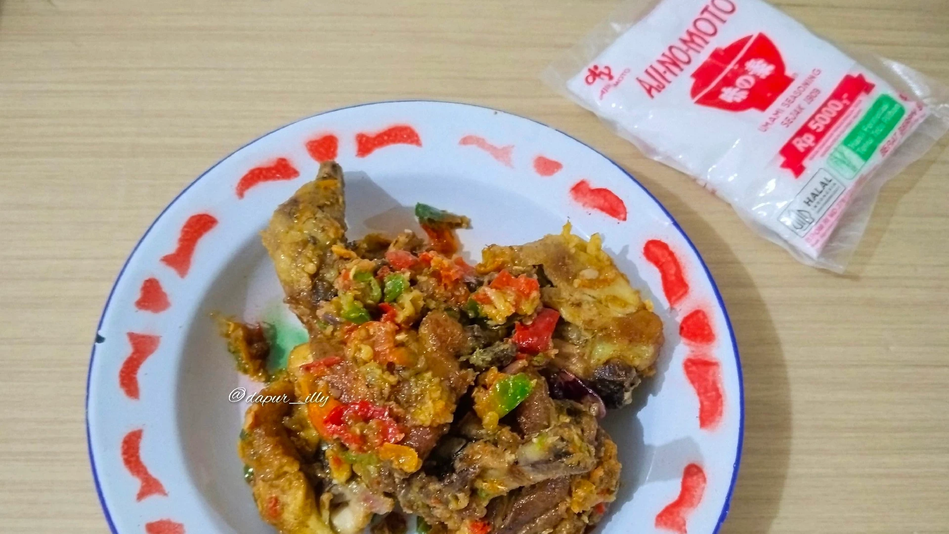 Ayam Sambel Satset ala Ajinomoto