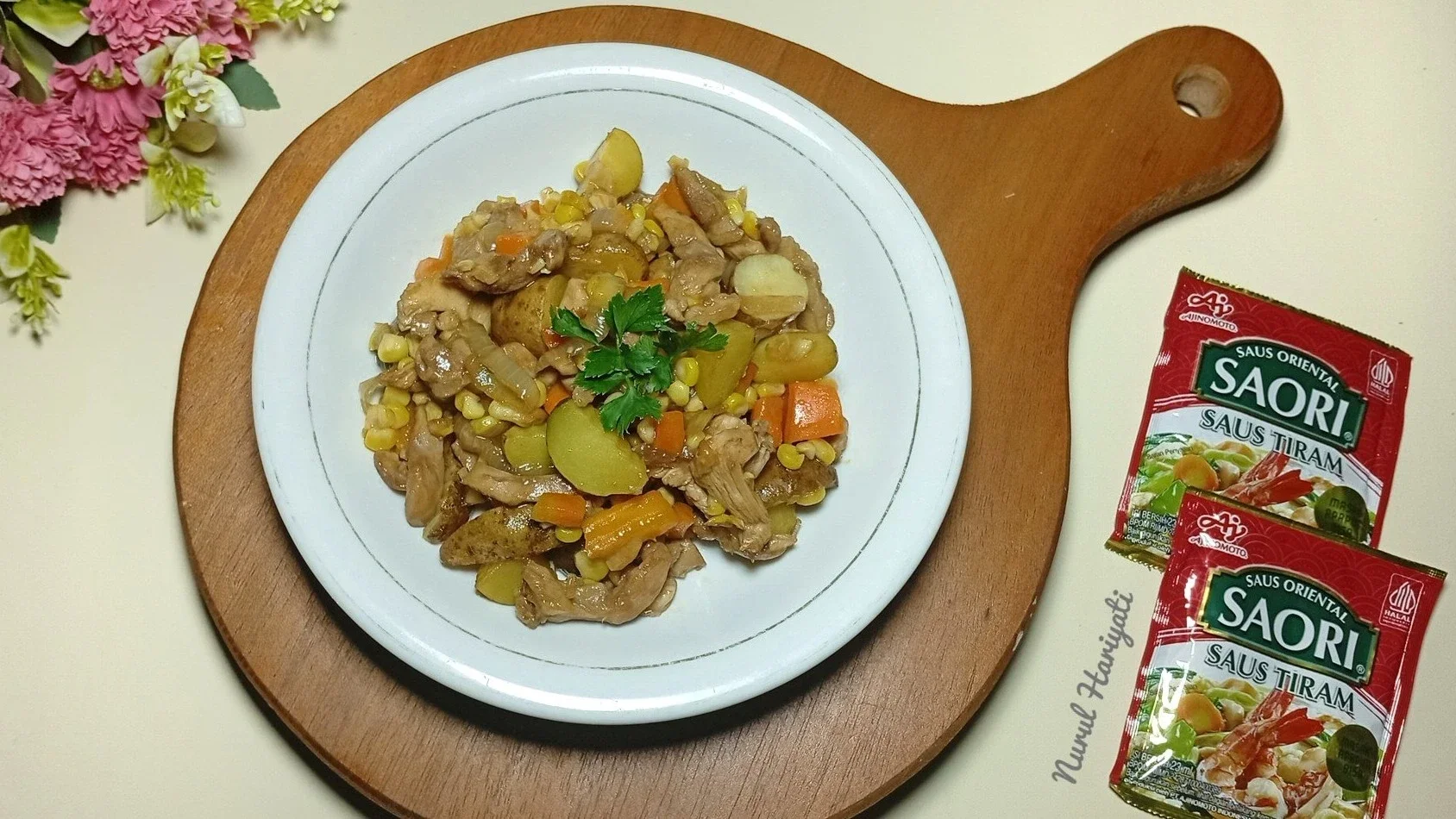 Ayam Sayur Saus Tiram ala Saori®