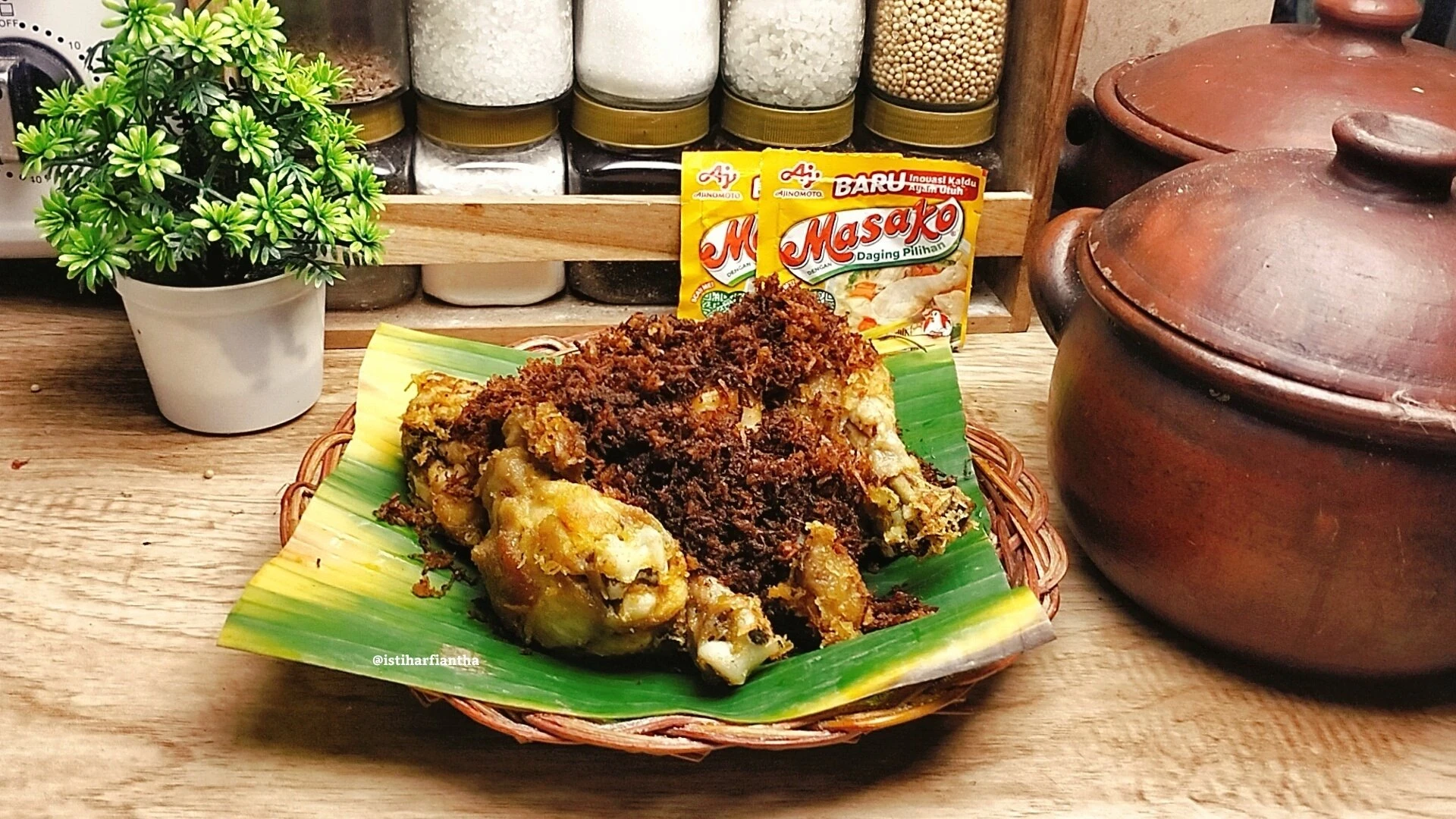 Ayam Serundeng Kelapa Metode Kukus ala MASAKO®
