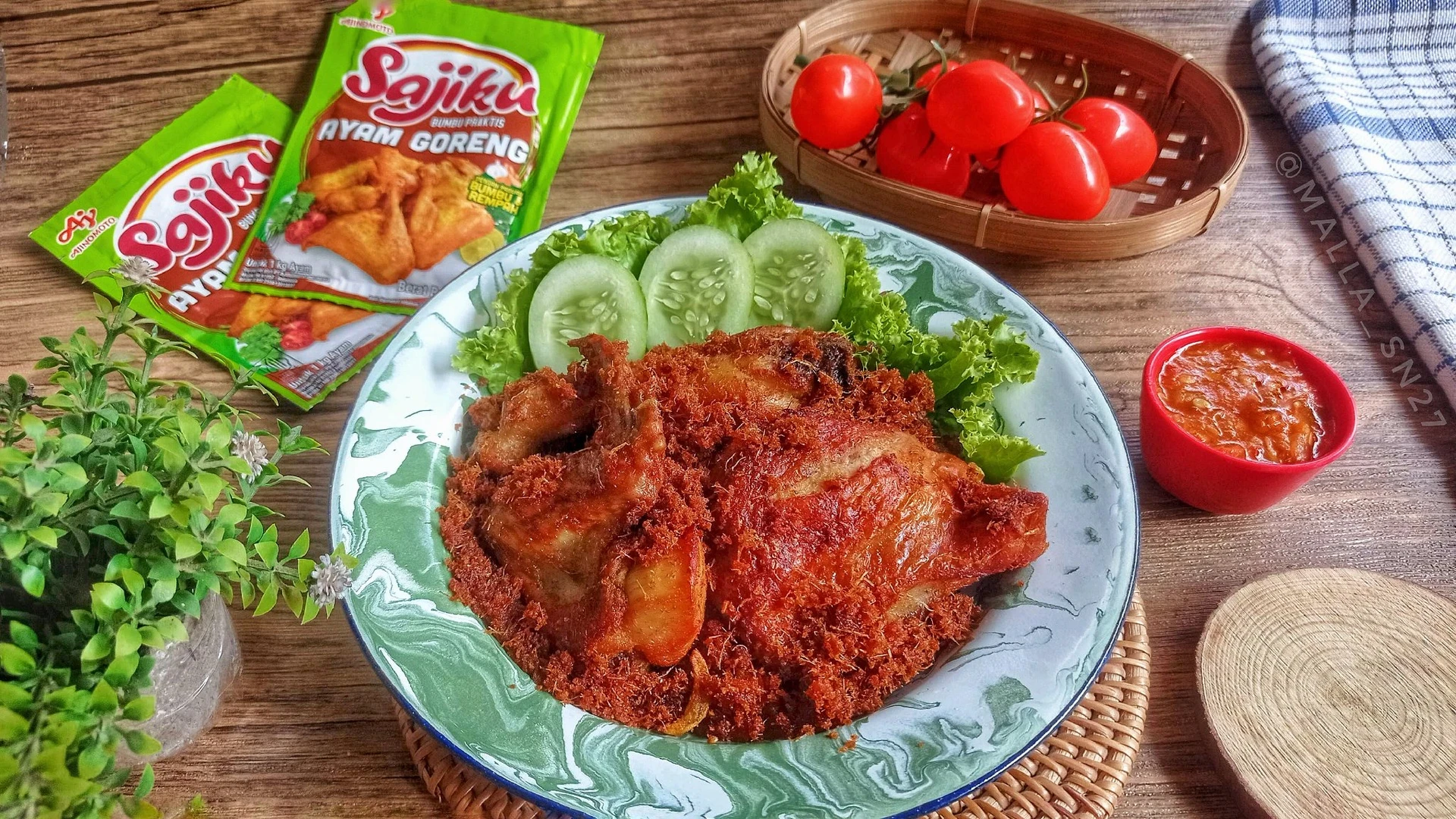 AYAM SERUNDENG LENGKOAS Ala® SAJIKU