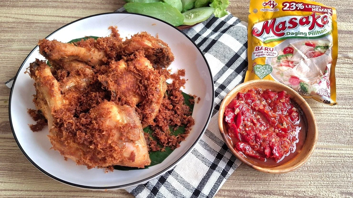 Ayam Serundeng Pedas