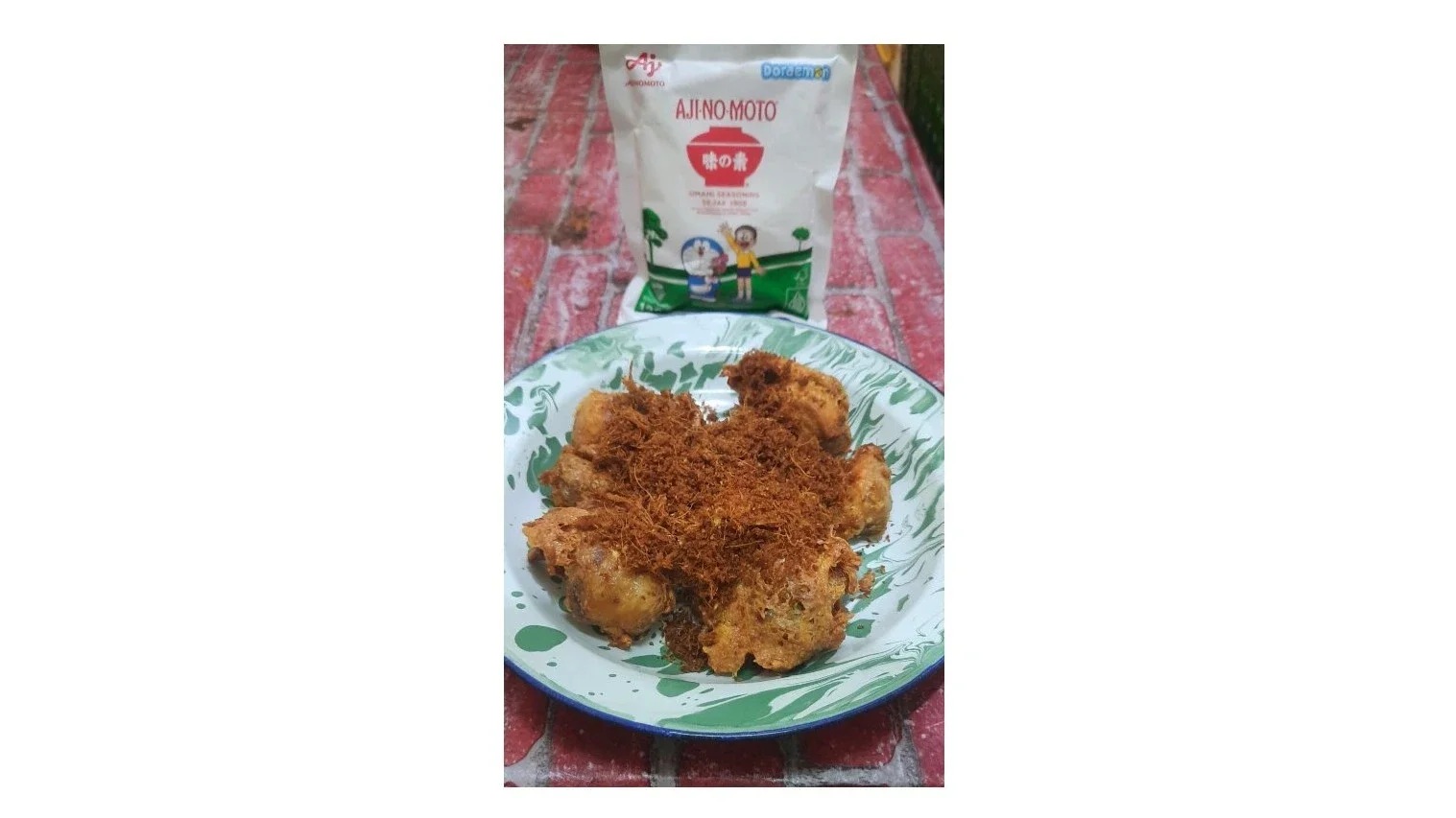 Ayam  tabur lengkuas
