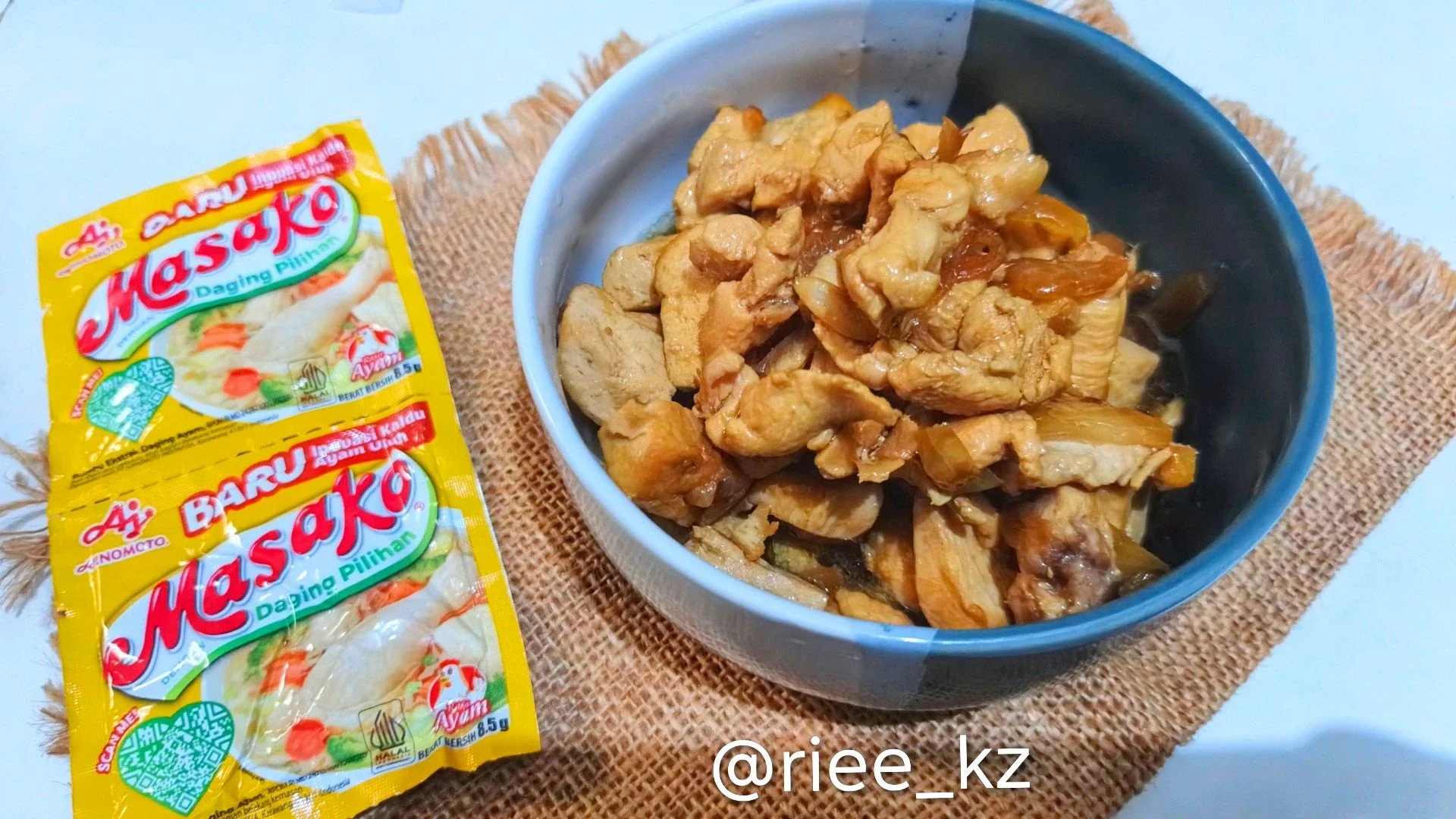 Ayam fillet tahu masak kecap