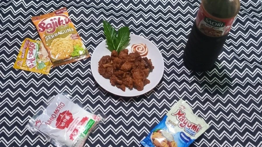 Ayam tepung pedas manis ala saori #SejutaRasaLezatSaori