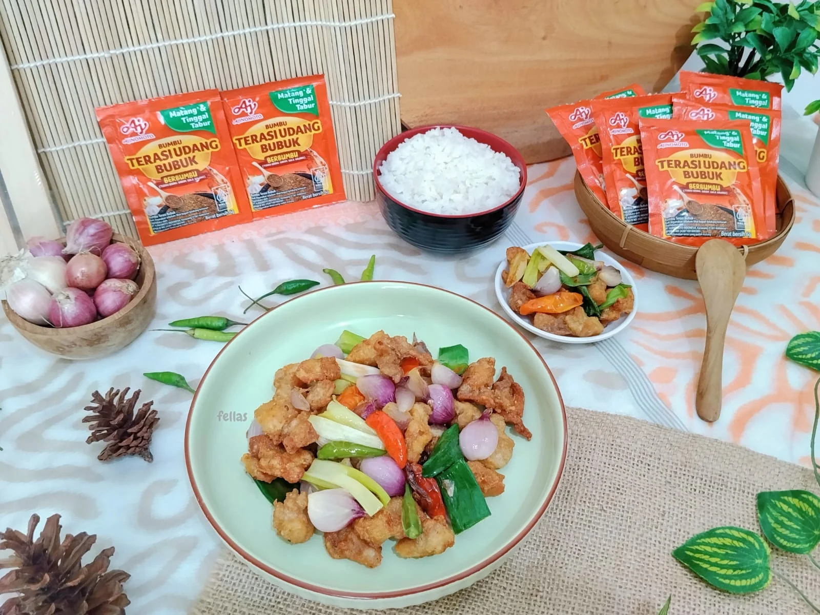 Ayam Terasi Bawang (#NikmatTanpaDrama #AjinomotoTerasiUdang)