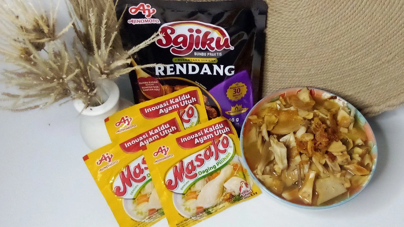 Gulai Jantung Pisang Bumbu Rendang