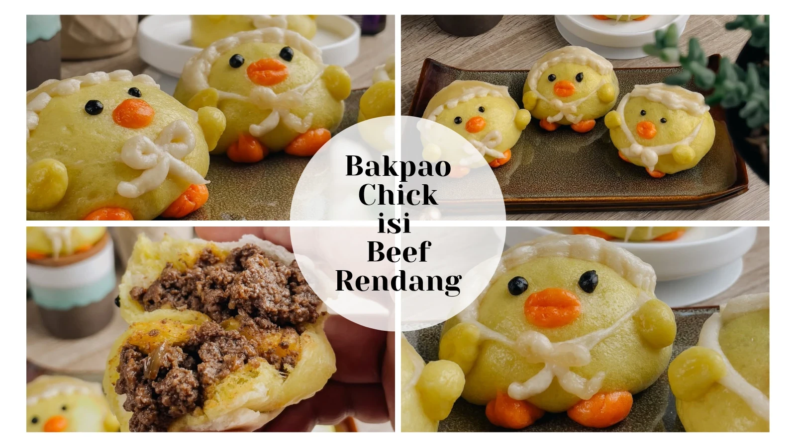 Bakpao Chick isi Beef Rendang