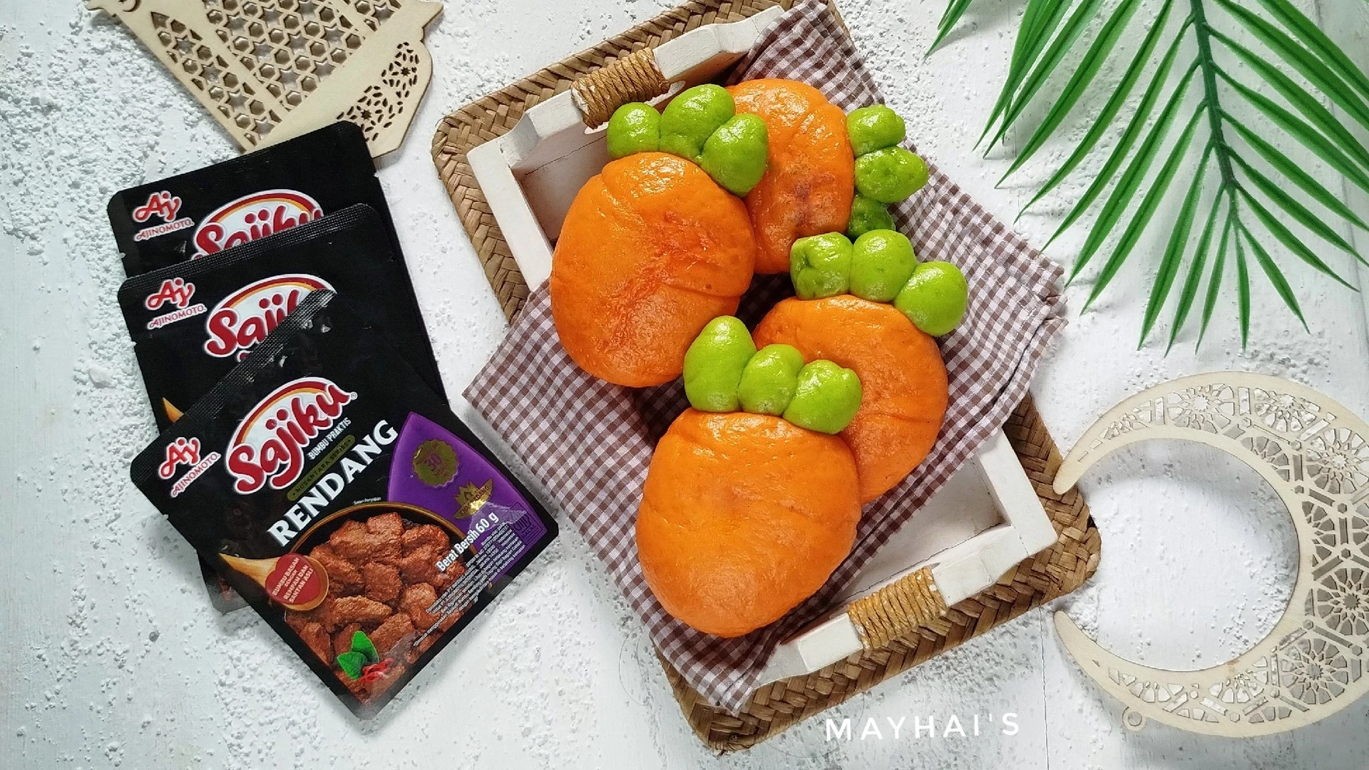 Bakpao Rendang Ayam ala Sajiku #sajianlebaranku