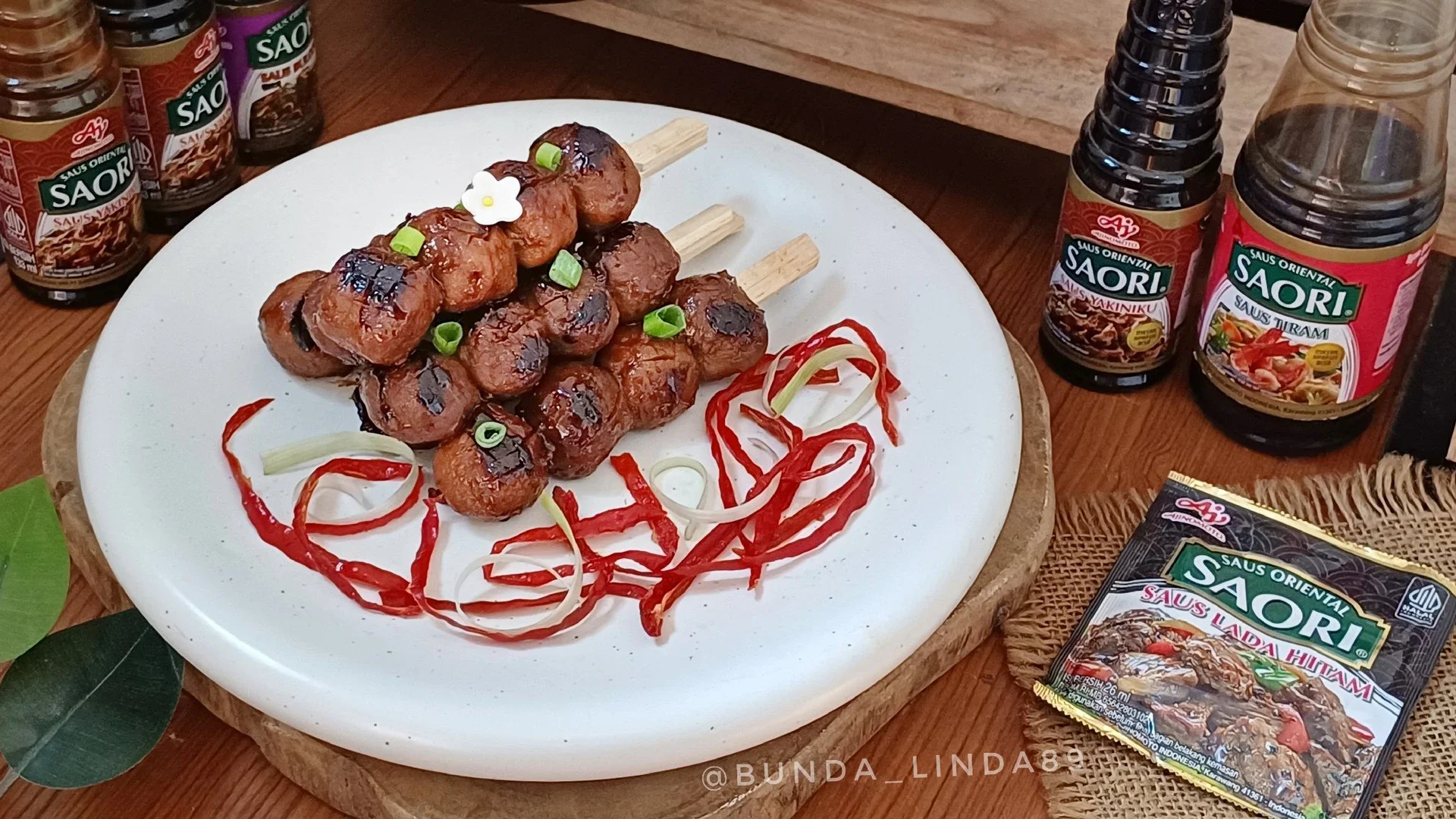 Bakso Bakar ala Saori #MasakanPenuhCinta