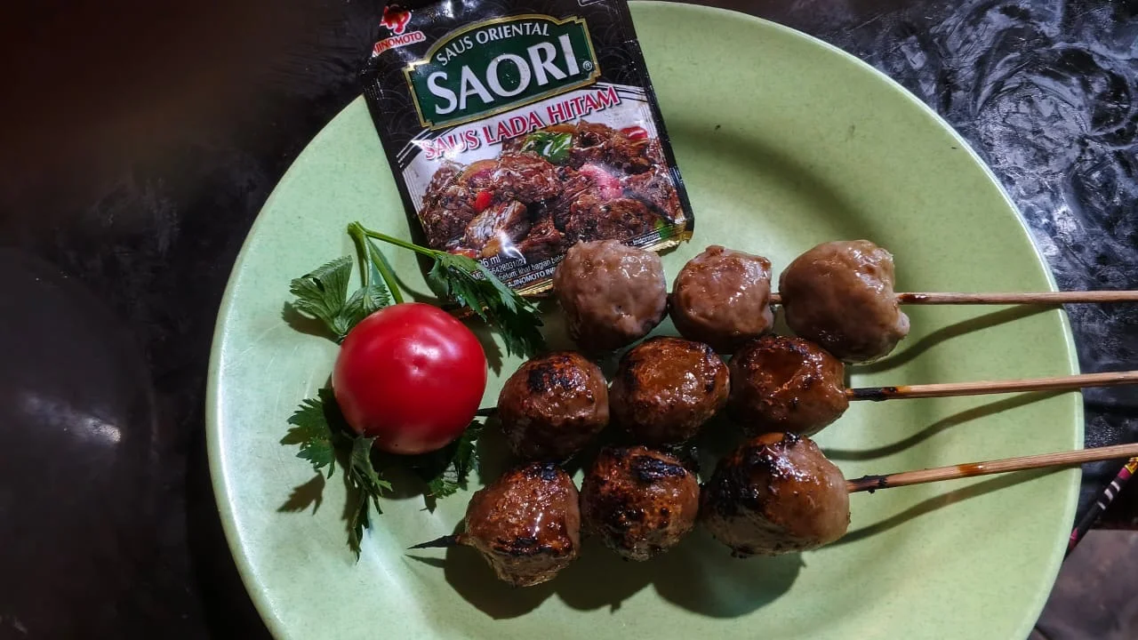 Bakso Bakar Lada Hitam