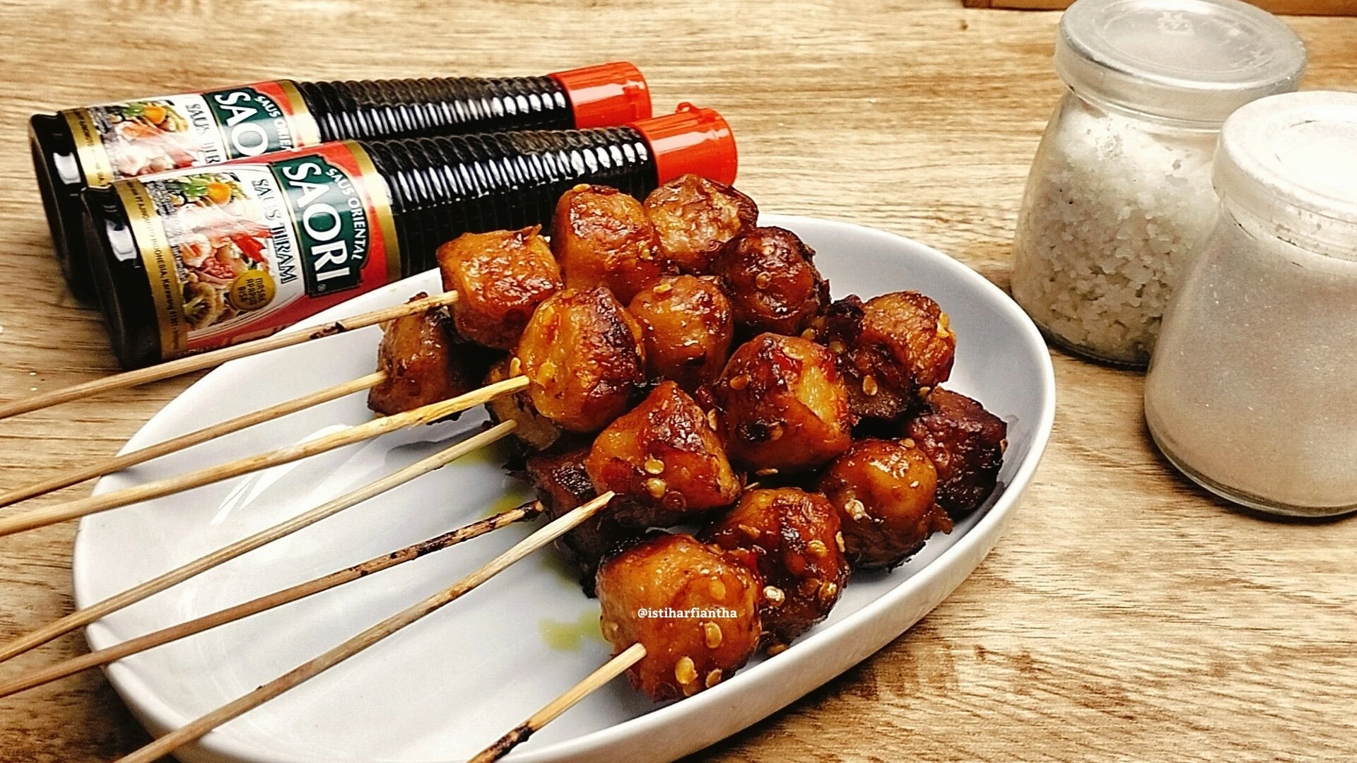 Bakso Bakar Saus Tiram ala SAORI®