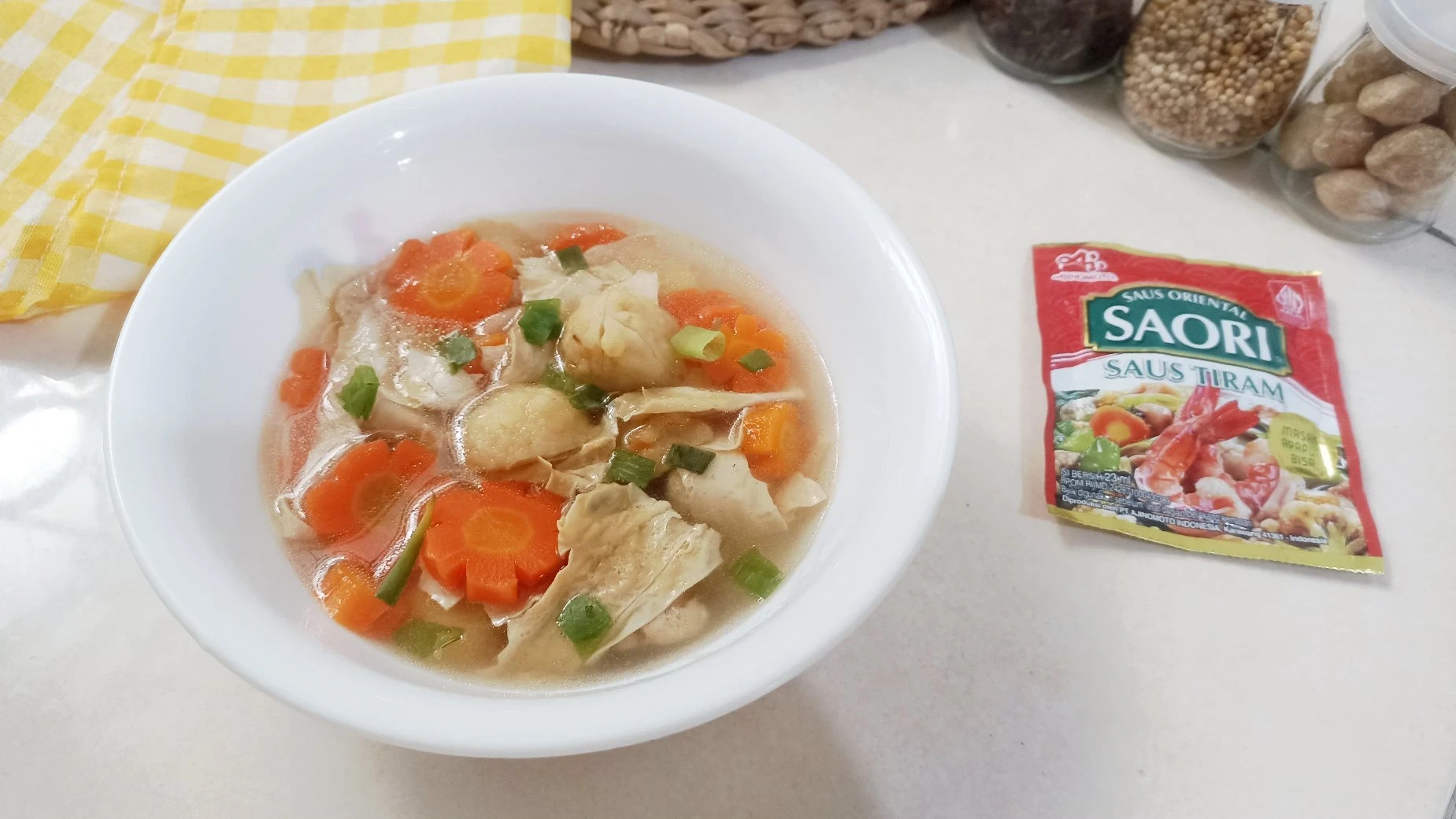 Bakso Ikan Kuah Kembang Tahu