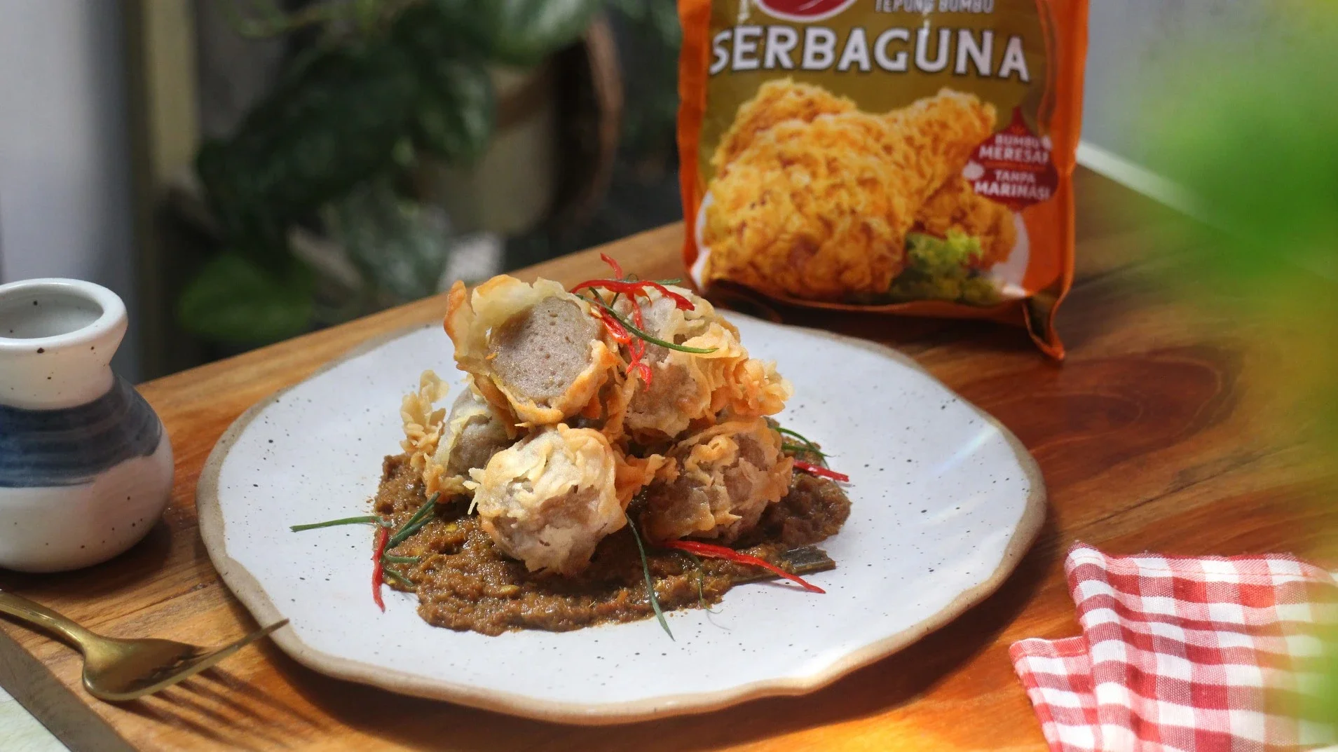 Bakso Krispi Bumbu Rendang 