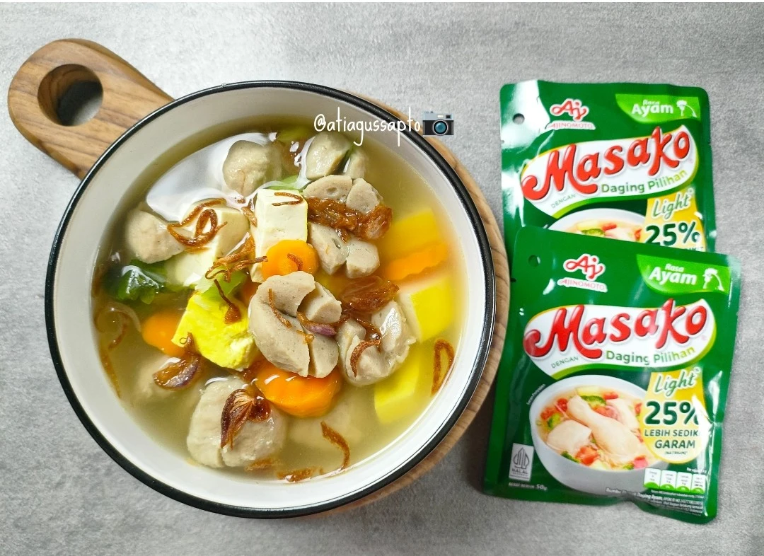 Bakso Kuah ala Masako #TantanganMasakanSegar