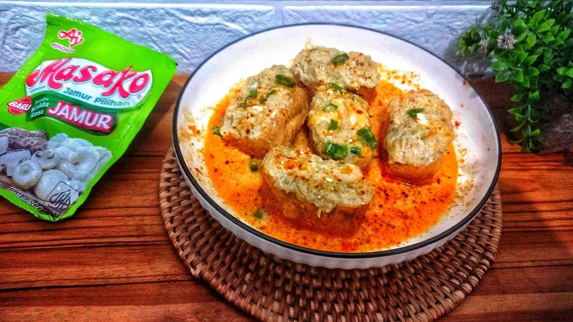 Bakso tahu kuah creamy