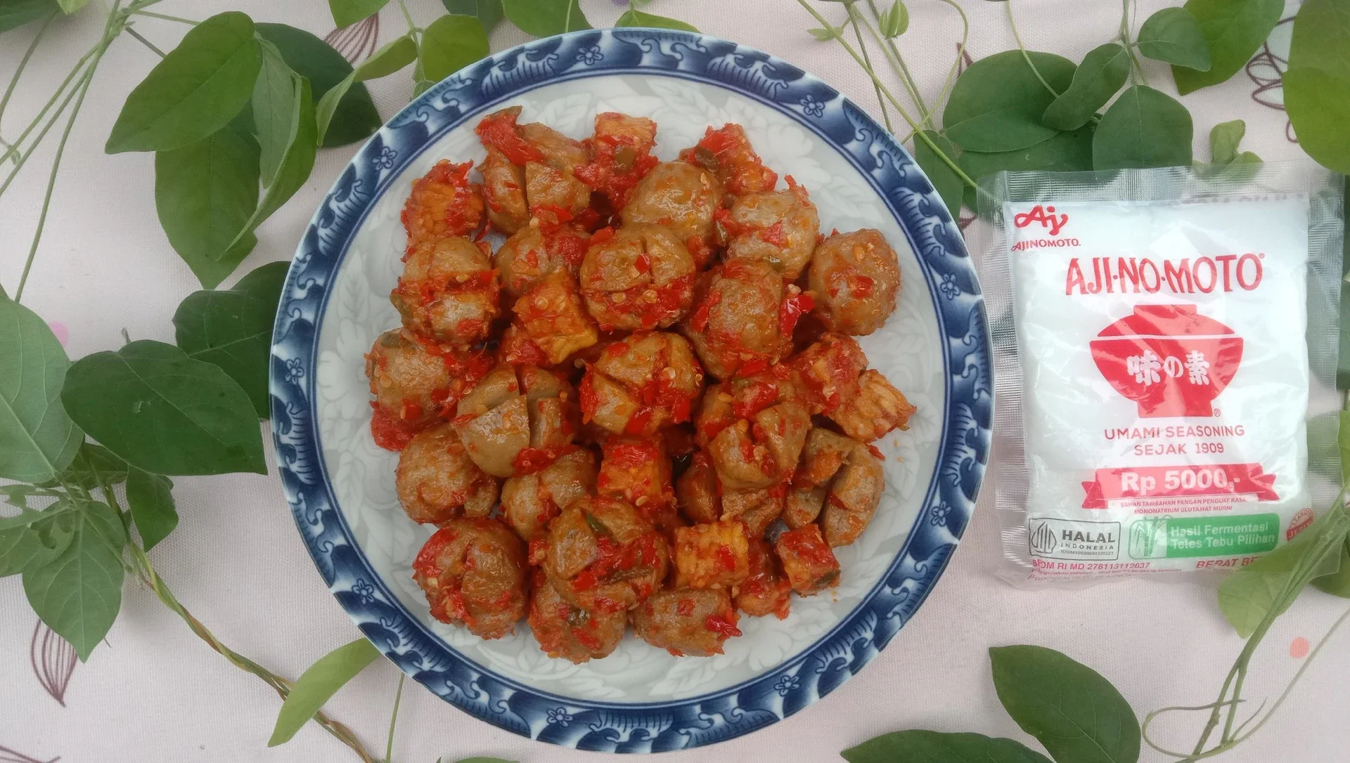 Bakso Tempe Sambal Mercon 