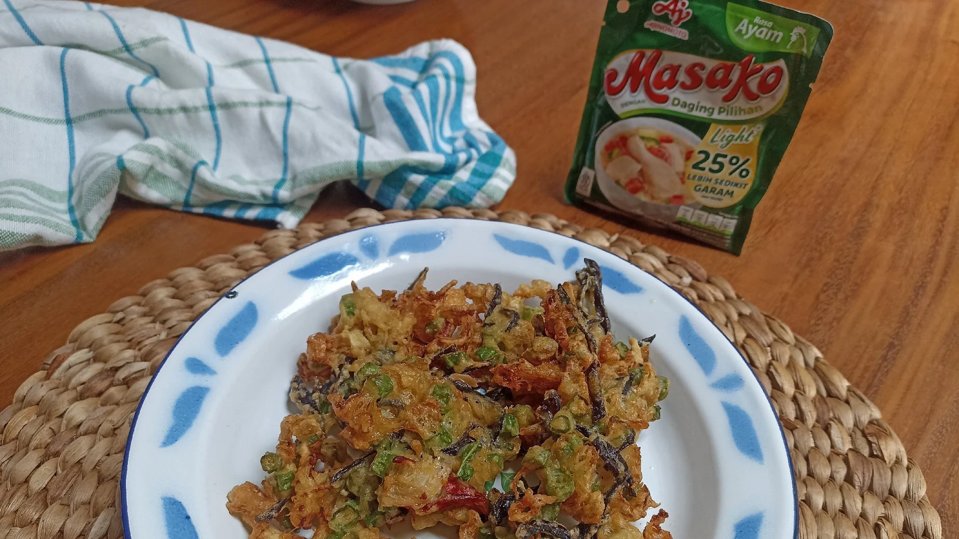 Bakwan buncis jamur