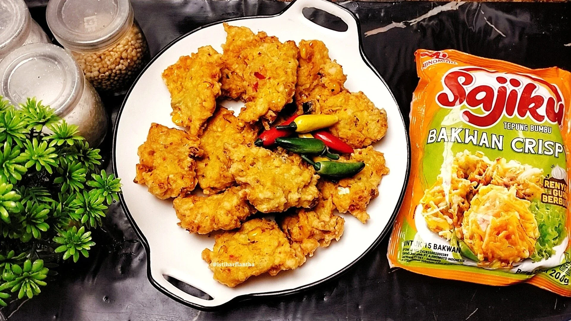 Bakwan Jagung Pedas Kencur ala SAJIKU®