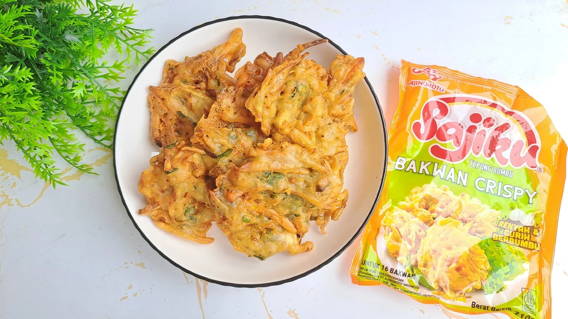 Bakwan Kulit Ubi Jalar Ala Sajiku