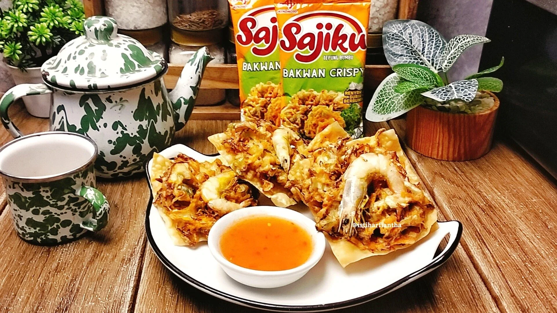 Bakwan Sayur Pangsit Udang ala SAJIKU® #SajikuLezatMeresapSampaiDalam