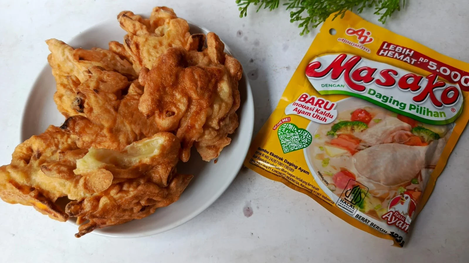 Bakwan ubi jalar kuning