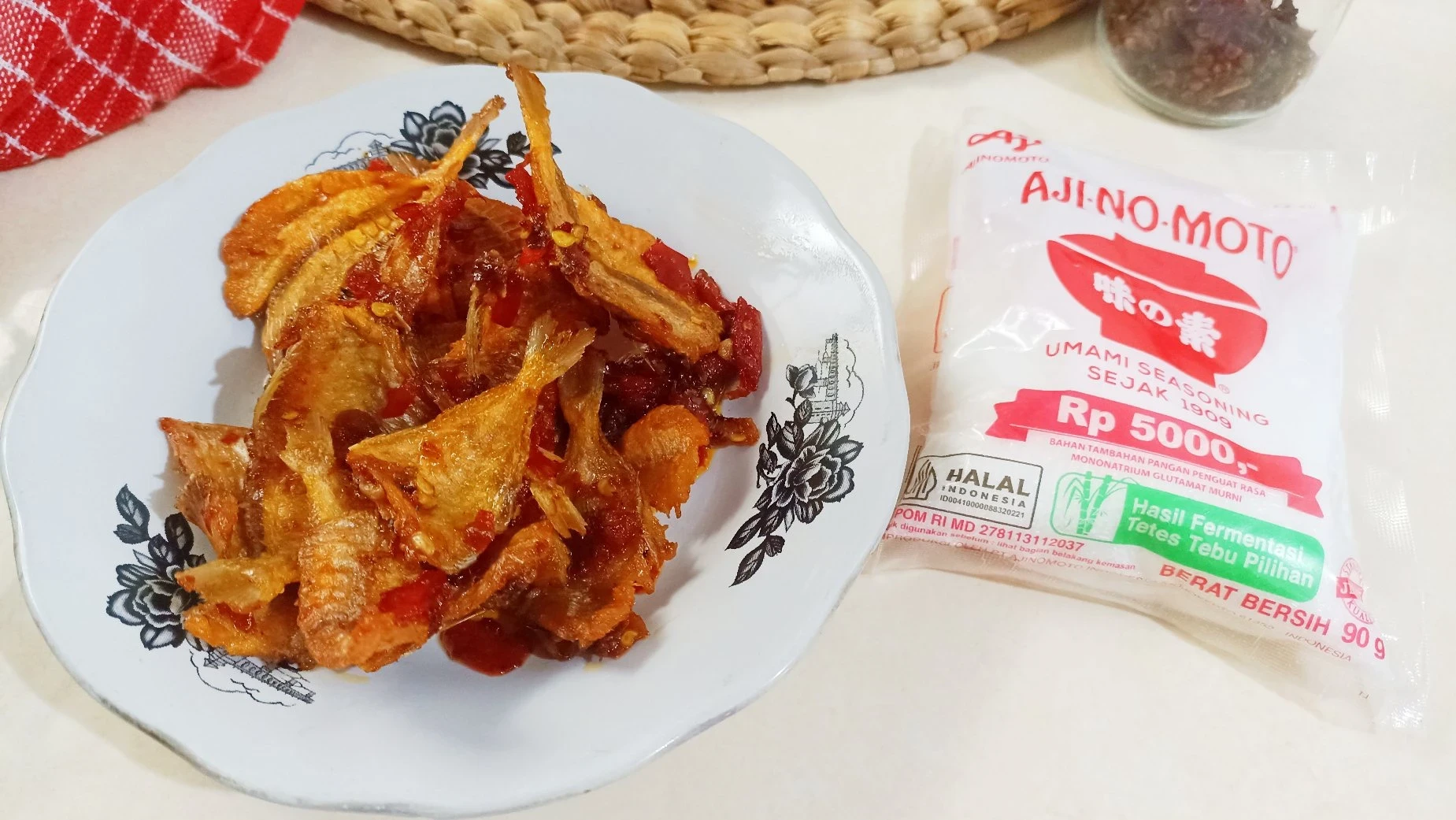 Balado Ikan Asin Kapas