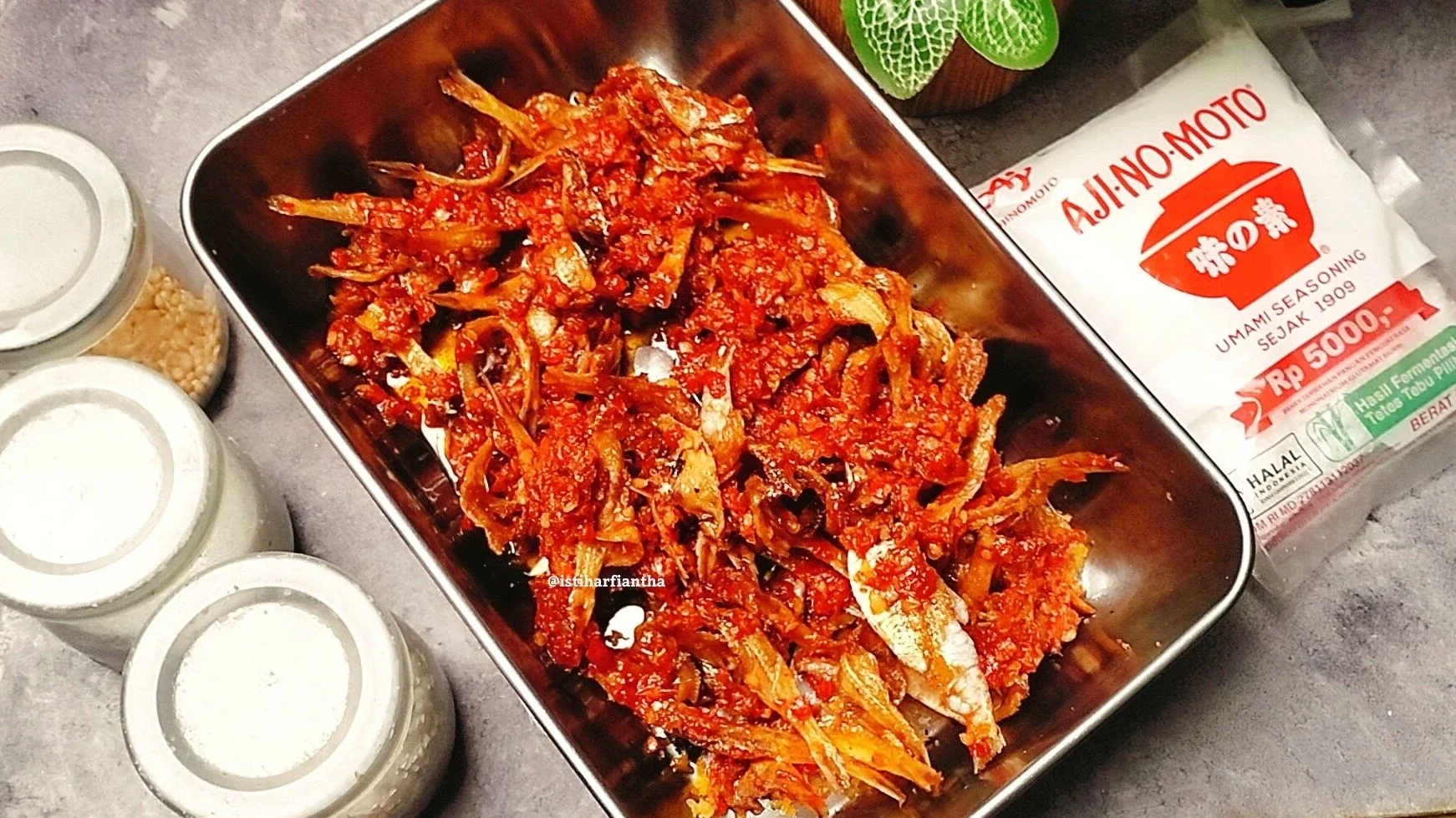 Balado Ikan Asin Kapasan 