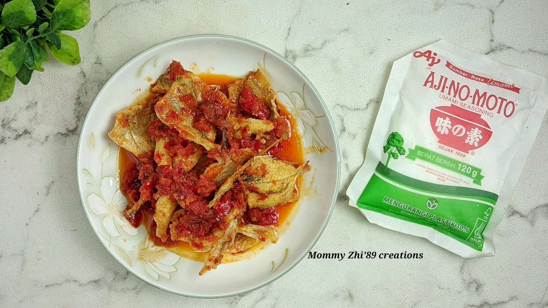 Balado Ikan Asin Kapasan