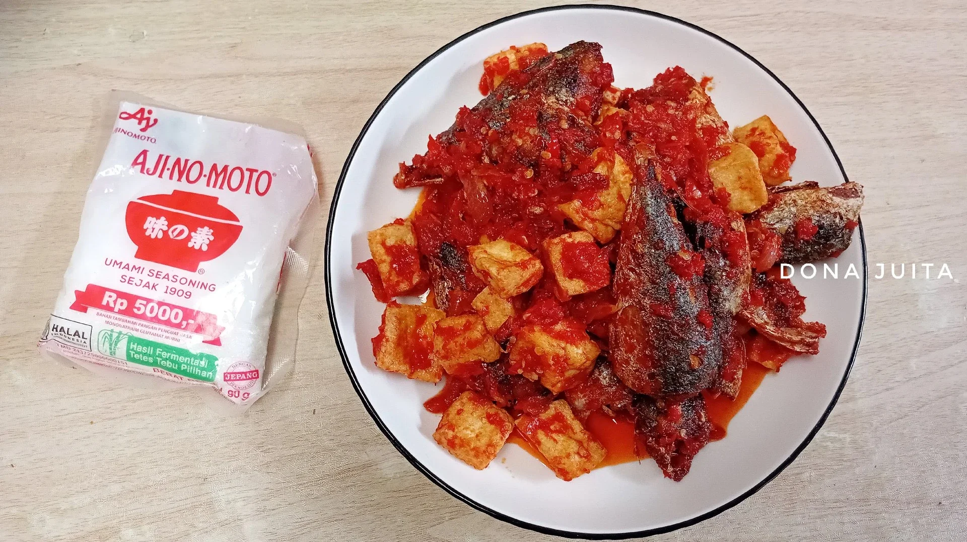 Balado Ikan dan Tahu 