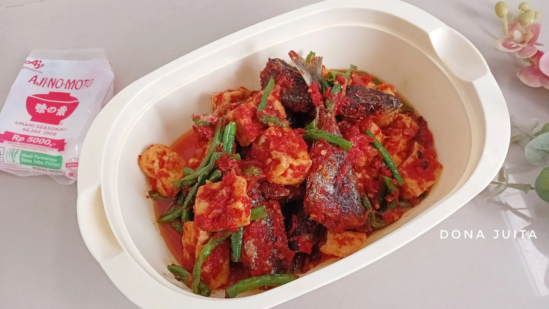 Balado Ikan, Tahu dan Kacang Panjang