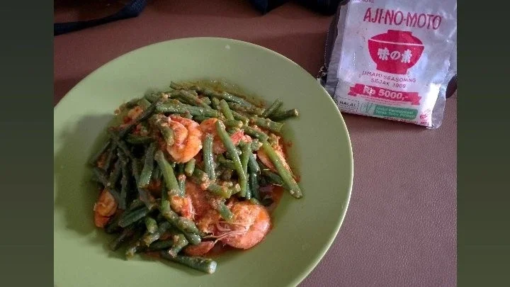 Balado Kacang Panjang Udang 