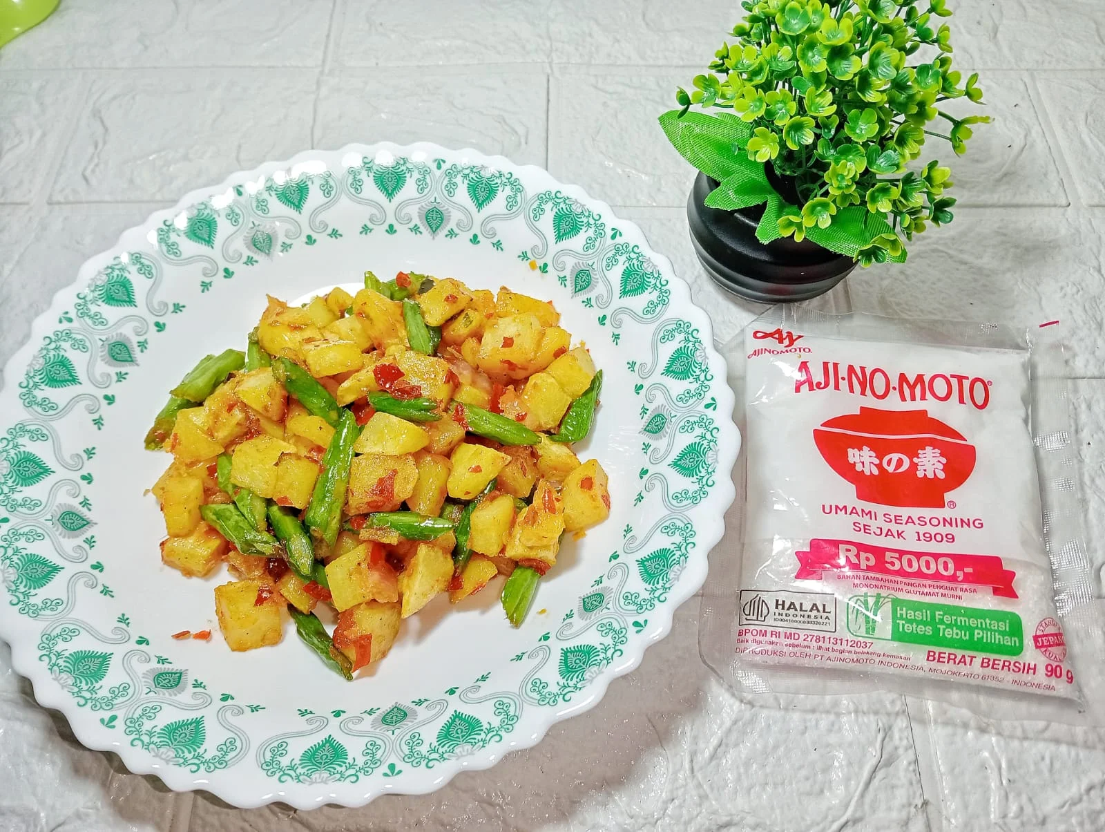 Balado Kentang Buncis