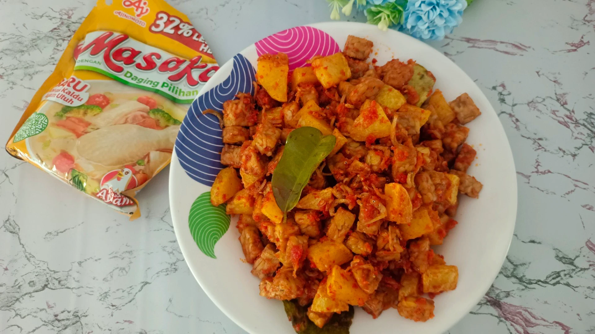 Balado Kentang Tempe Teri