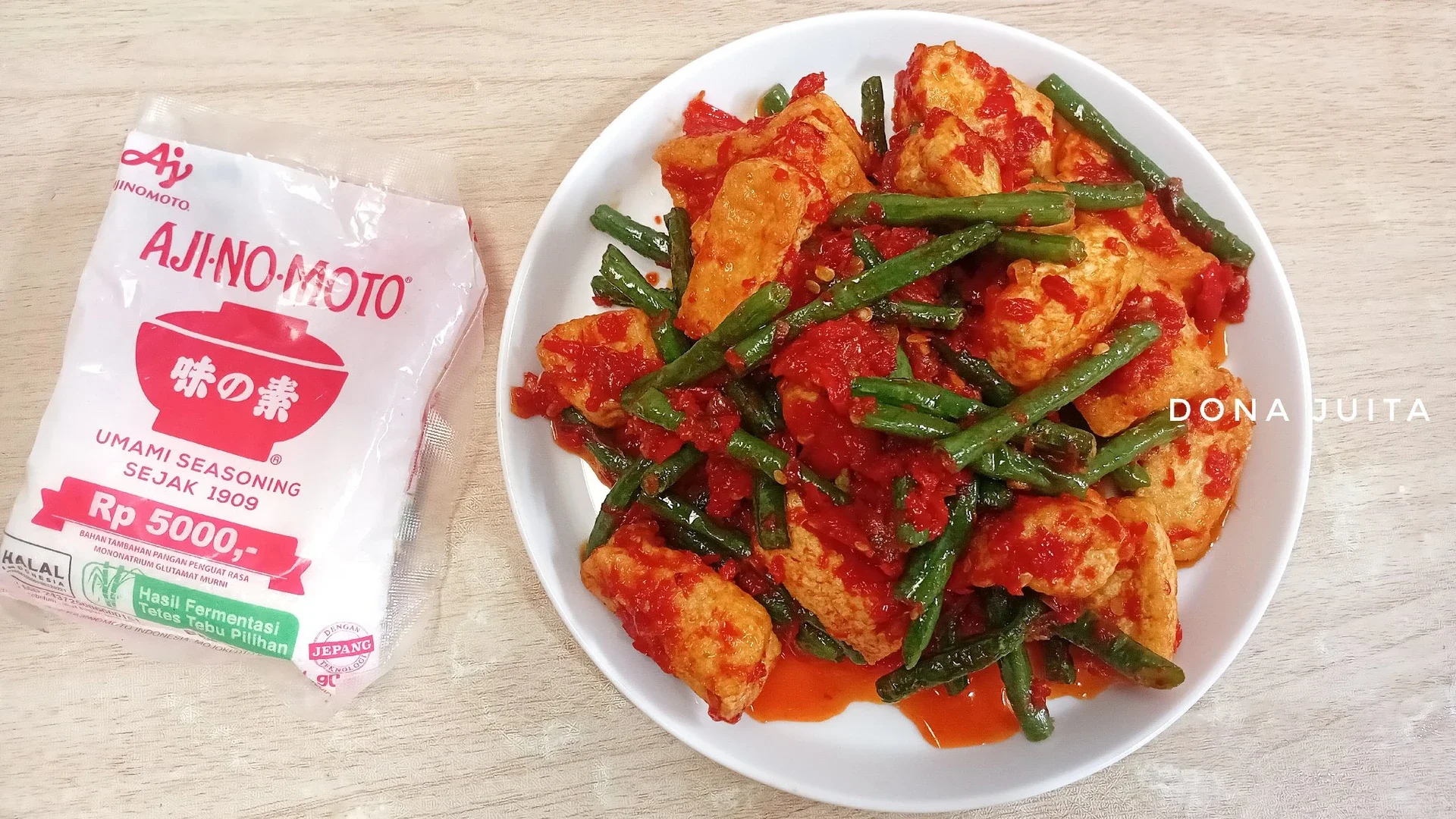 Balado Tahu Kacang Panjang
